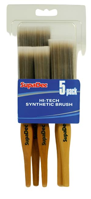 SupaDec Synthetic Brush Set 5pk SupaDec Synthetic Brush Set 5pk